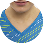 Collar Option2:</br>
V-Neck