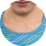 Cuello 1:</br> Cuello redondo