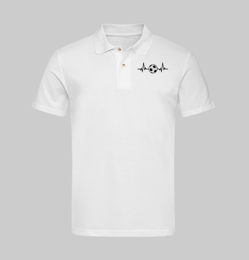 EKG Fussball Herzschlag Poloshirt Classic | owayo