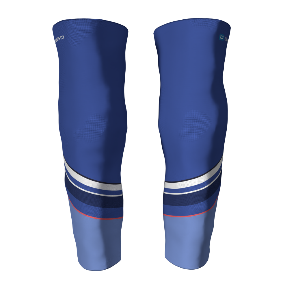 Chaussettes De Hockey Personnalisées – Impression Numéro Et Logo – En Polyester, Pour Matchs Et Entraînements