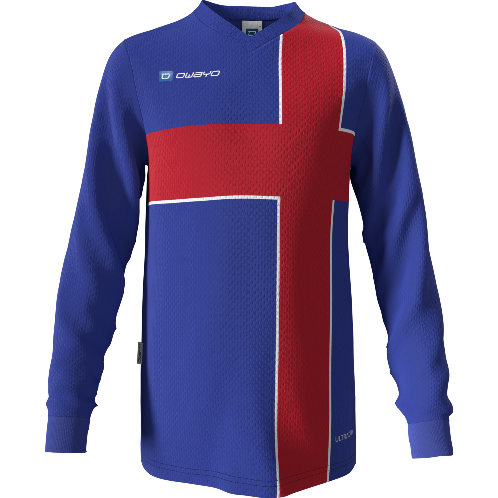 Maillot Olympique Vintage Danemark Années 80/90 – Manches Longues, #3, Taille M, Porté