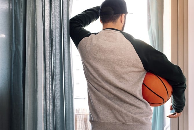 Basketball-Übungen für zuhause
