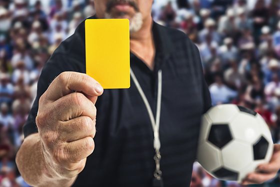 Arbitro di calcio Portafoglio Cartellino rosso Carta gialla CRIT 