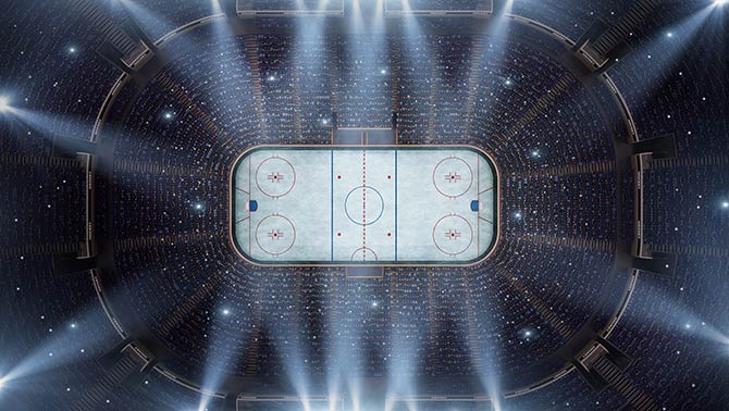 Arena bei Eishockey-Weltmeisterschaften