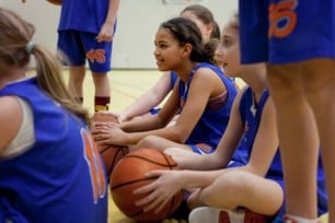 L'entraînement de basketball pour les enfants