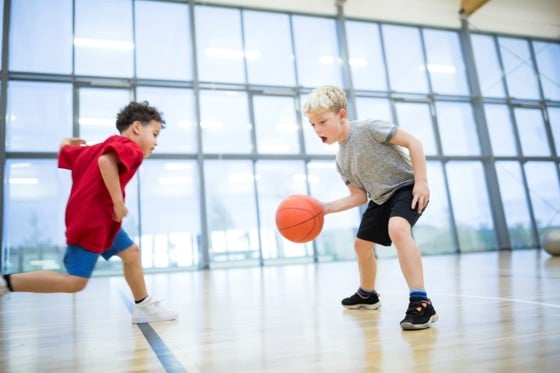 Basket store sport enfant