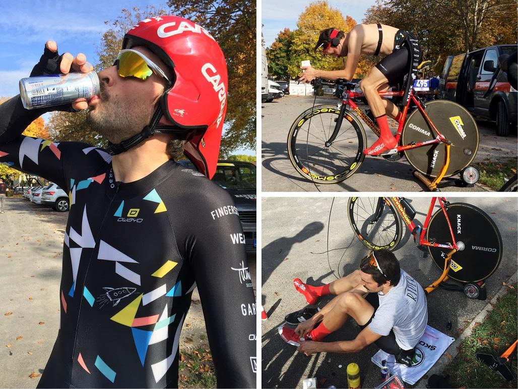 Teamchef Lukas beim Rothaus RiderMan 2017