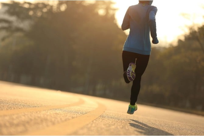 The right running shoes are important for proper training.