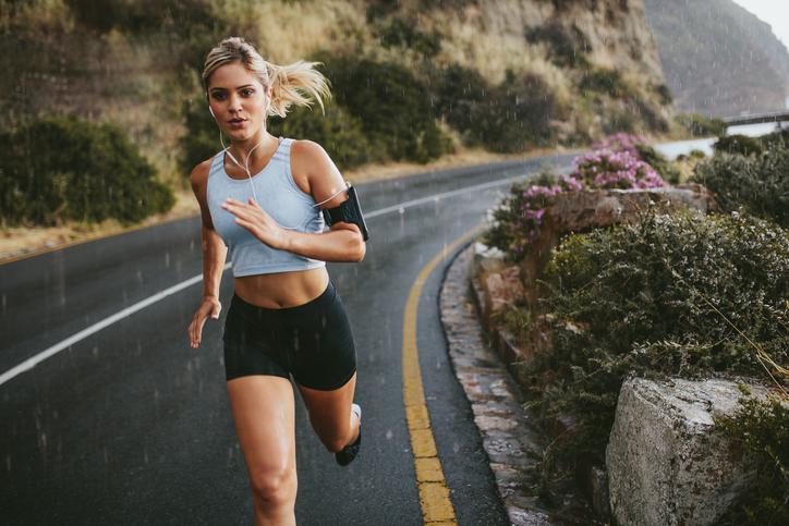 Clothing running woman