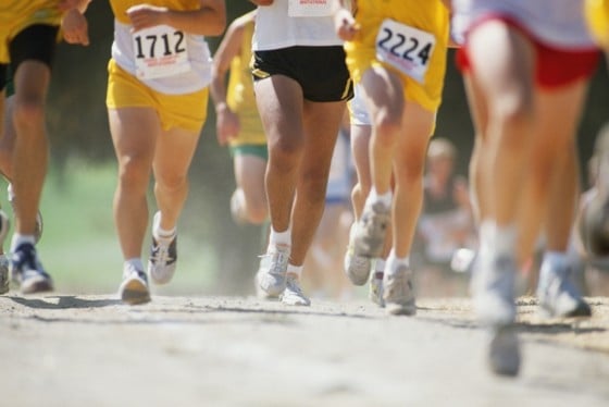 Läufer bei Triathlon