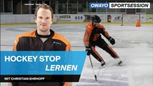 Eishockey Hockey Stop lernen