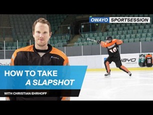 How to take a slapshot