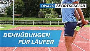 Dehnen vor dem Laufen: