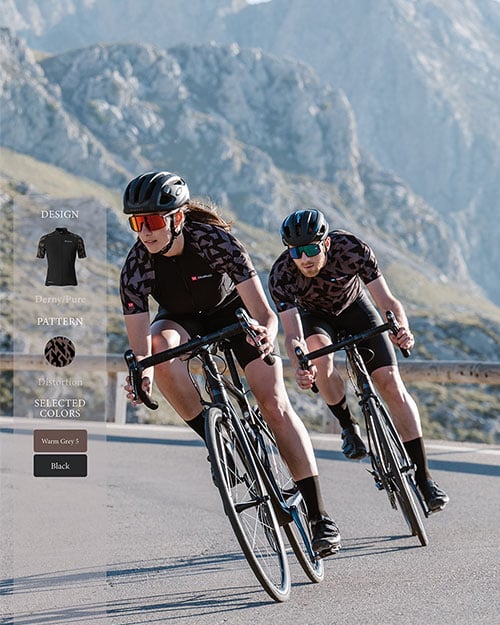 Custom Design - Women Cycling Kit Bike Jersey and Bib Shorts Full Set / M