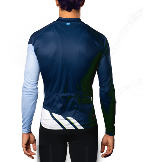 Maillot CL3 Basic manga larga vista espalda Maillot CL3 Basic manga larga vista espalda