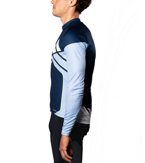 Maillot CL3 Basic manga larga vista lateral Maillot CL3 Basic manga larga vista lateral