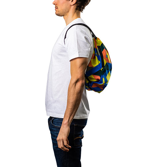 Turnbeutel BAG-SB1 <i>Collection</i> Seitenansicht Turnbeutel BAG-SB1 <i>Collection</i> Seitenansicht
