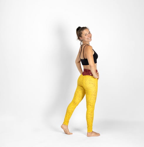 Custom print ladies yoga pants >> fair and sustainable